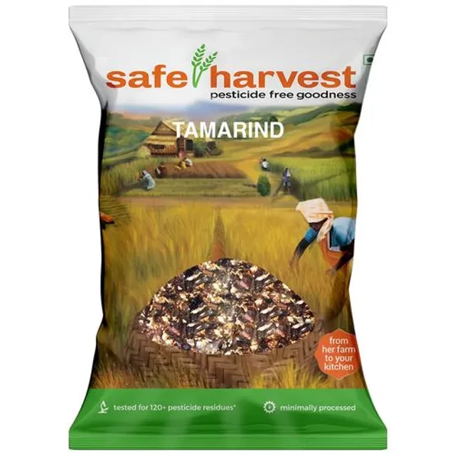 Safe Harvest Tamarind-Hunisehannu - Pesticide Free, 500 g-1.webp